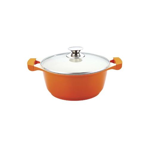 Caçarola com revestimento cerâmico Ecolumi Premium 20cm laranja Caçarola com revestimento cerâmico Ecolumi Premium 20cm laranja