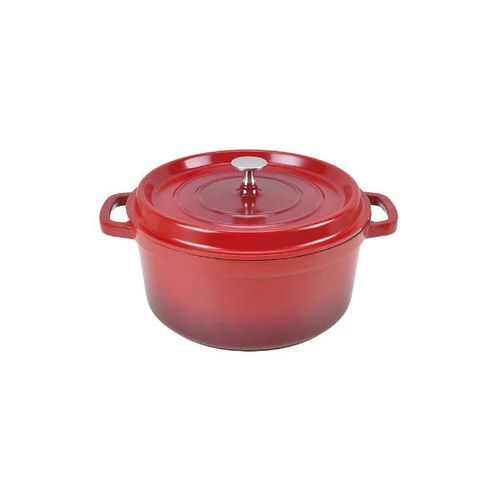 Caçarola com revestimento cerâmico Ecolumi Finessi 24cm vermelho