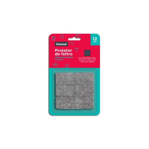 Protetor de Feltro Casual 4x2,5cm Protetor de Feltro Casual 4x2,5cm