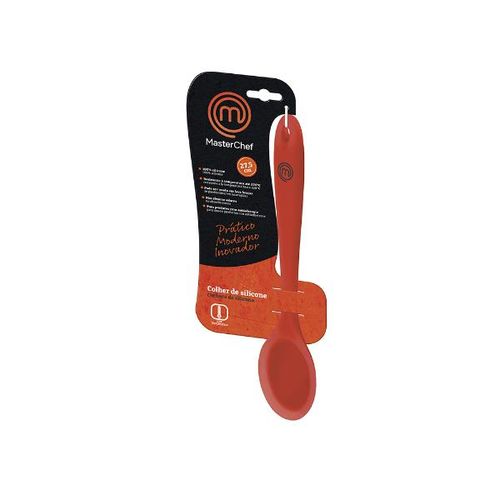 Colher de silicone Masterchef 27,5cm vermelha Colher de silicone Masterchef 27,5cm vermelha