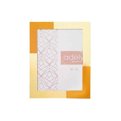 Porta-retratos em alumínio Adely Decor Lumini 10x15cm rose gold brilhante Porta-retratos em alumínio Adely Decor Lumini 10x15cm rose gold brilhante