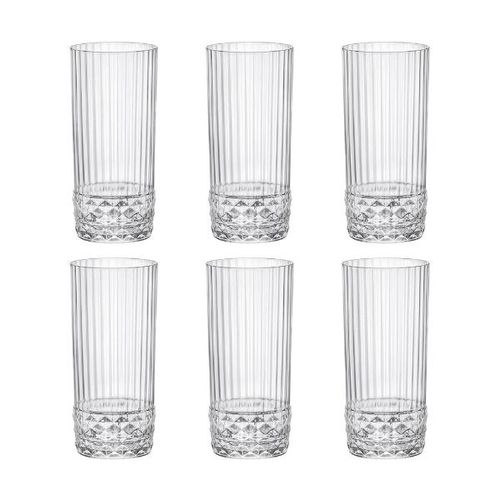 Jogo de copos alto em vidro Bormioli Rocco America'20s 490ml 6 peças Jogo de copos alto em vidro Bormioli Rocco America'20s 490ml 6 peças