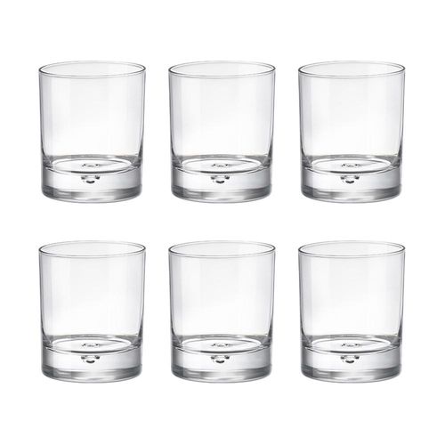 Jogo de copos whisky em vidro Bormioli Rocco Barglass 270ml 6 peças
