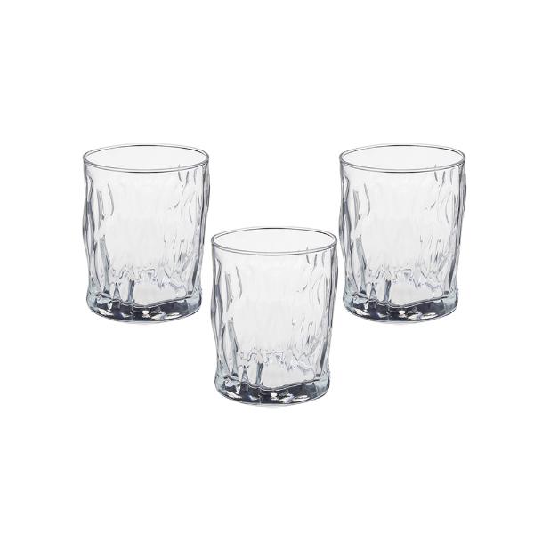 Jogo de copos em vidro Bormioli Rocco Wind 300ml 3 peças