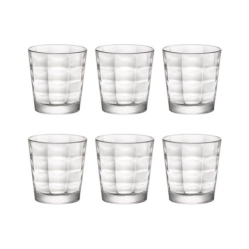 Jogo de copos em vidro Bormioli Rocco Cube 240ml 6 peças Jogo de copos em vidro Bormioli Rocco Cube 240ml 6 peças