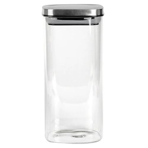 Pote quadrado em vidro borosilicato Zahav 900ml Pote quadrado em vidro borosilicato Zahav 900ml