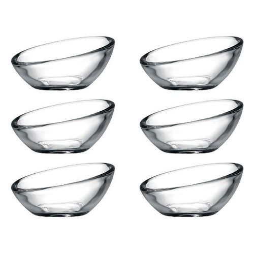Jogo de mini saladeiras em vidro Pasabahçe Gastroboutique 68ml 6 peças