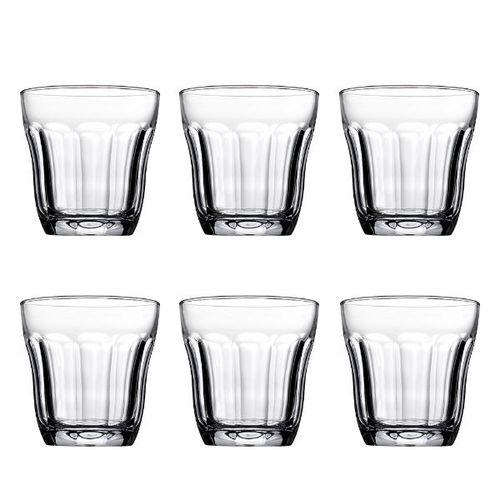 Jogo de copos baixos em vidro Pasabahçe Baroque 300ml 6 peças Jogo de copos baixos em vidro Pasabahçe Baroque 300ml 6 peças