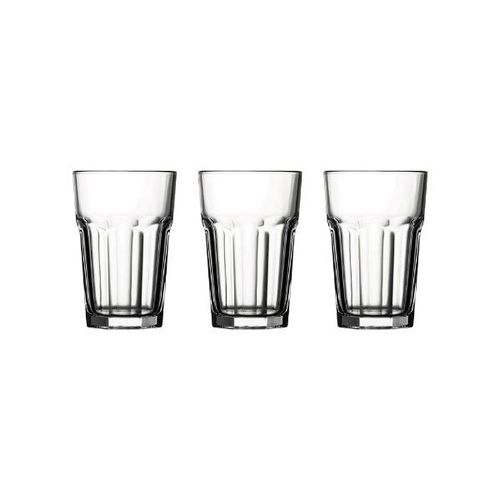 Jogo de copos em vidro Pasabahçe Casablanca 280ml 3 peças Jogo de copos em vidro Pasabahçe Casablanca 280ml 3 peças