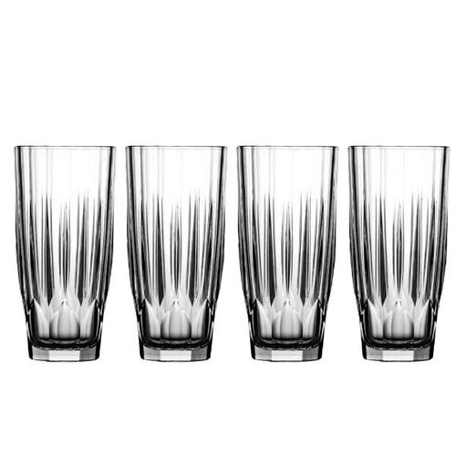 Jogo de copos altos em vidro Pasabahçe Diamond 315ml 4 peças Jogo de copos altos em vidro Pasabahçe Diamond 315ml 4 peças