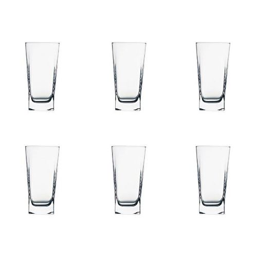 Jogo de copos em vidro Pasabahçe Carre 290ml 6 peças Jogo de copos em vidro Pasabahçe Carre 290ml 6 peças