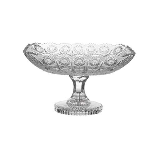 Centro de mesa em vidro Studio Crystal Peacock 19x19x17cm Centro de mesa em vidro Studio Crystal Peacock 19x19x17cm