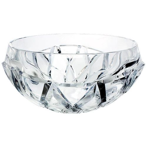 Centro de mesa em vidro Studio Crystal Carol 24x12cm Centro de mesa em vidro Studio Crystal Carol 24x12cm