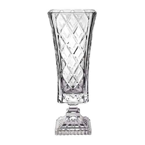 Vaso de vidro Studio Crystal Diamond 12,5x33cm incolor Vaso de vidro Studio Crystal Diamond 12,5x33cm incolor
