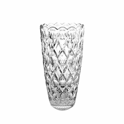 Vaso em vidro Studio Crystal Blume 14,7x29,3cm