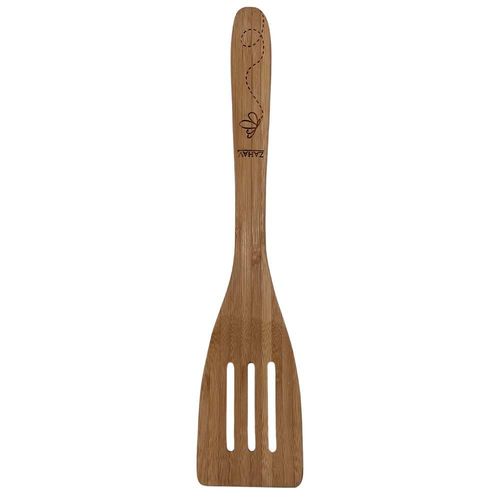 Espátula vazada em bambu Zahav 30cm Espátula vazada em bambu Zahav 30cm