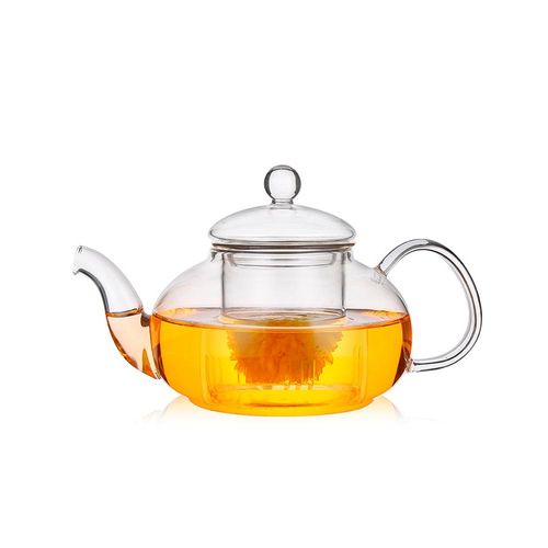 Chaleira em vidro borosilicato com infusor Zahav 600ml Chaleira em vidro borosilicato com infusor Zahav 600ml