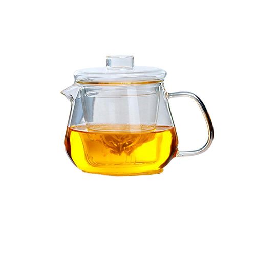 Chaleira em vidro borosilicato com infusor inox Zahav 450ml