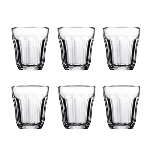 Jogo de copos shot em vidro Pasabahçe Baroque 100ml 6 peças Jogo de copos shot em vidro Pasabahçe Baroque 100ml 6 peças