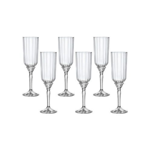 Jogo de taças em vidro Bormiolo Rocco Florian 210ml 6 peças Jogo de taças em vidro Bormiolo Rocco Florian 210ml 6 peças