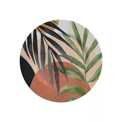 Prato sobremesa em cerâmica Alleanza Atlântica 19,5cm