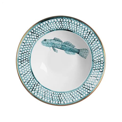 Prato fundo em cerâmica Alleanza Riviera 25cm Prato fundo em cerâmica Alleanza Riviera 25cm