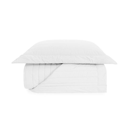 Colcha Trussardi Monteleone 200 fios em algodão 1,80mx2,60m Solteiro Branco Colcha Trussardi Monteleone 200 fios em algodão 1,80mx2,60m Solteiro Branco