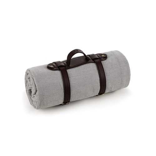 Manta em poliéster Trussardi Martelli 125x150cm glaciale Manta em poliéster Trussardi Martelli 125x150cm glaciale