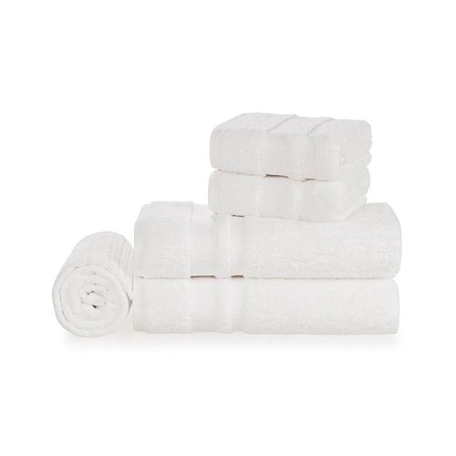 Jogo de Banho Trussardi Lorenzi 5 Peças 86cmx1,50m Branco Jogo de Banho Trussardi Lorenzi 5 Peças 86cmx1,50m Branco