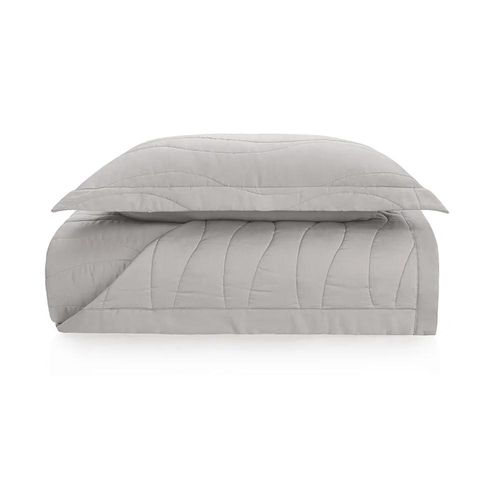 Colcha Trussardi Novara 300 fios em algodão Egípcio 2,00mx2,80m Solteiro Marmo