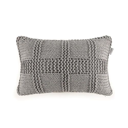 Almofada Tricot 100% Algodão Trussardi Spini 30x50cm Marmo Almofada Tricot 100% Algodão Trussardi Spini 30x50cm Marmo