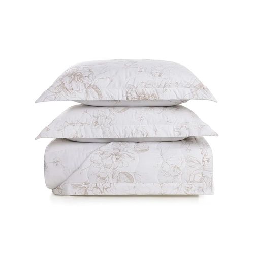 Colcha com Porta Travesseiros King 310x280cm Algodão Egípcio Trussardi Madonnari Colcha com Porta Travesseiros King 310x280cm Algodão Egípcio Trussardi Madonnari
