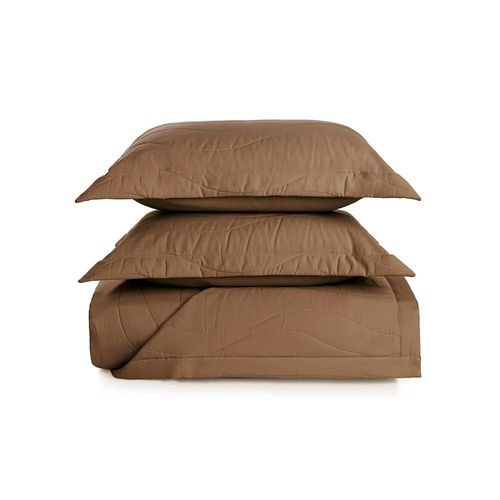 Colcha com Porta-Travesseiro King 100% Algodão Egípcio Trussardi Novara Vecchio