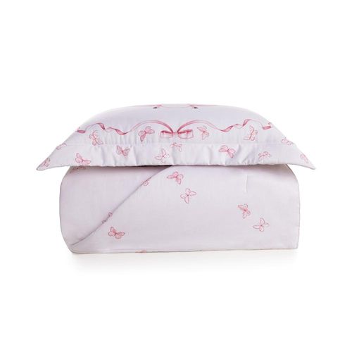Colcha com porta-travesseiro em algodão 300 fios Trussardi Ballerina solteiro 200x280cm Colcha com porta-travesseiro em algodão 300 fios Trussardi Ballerina solteiro 200x280cm