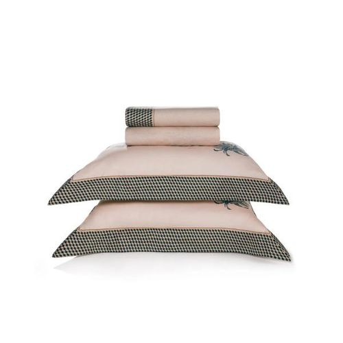 Jogo de lençol Trussardi Villa Melzi casal estampado Jogo de lençol Trussardi Villa Melzi casal estampado