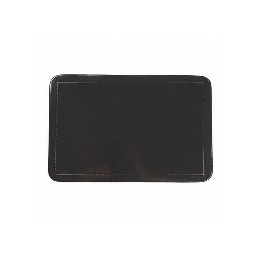 Lugar americano retangular em PVC Copa&Cia Color 29x44cm preto