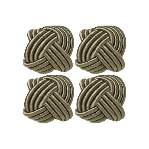 Jogo de argolas para guardanapos Copa&Cia Traccia 4 peças fendi Jogo de argolas para guardanapos Copa&Cia Traccia 4 peças fendi