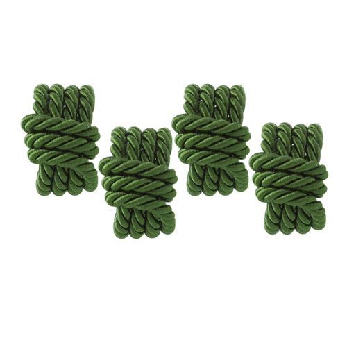 Jogo de argolas para guardanapos Copa&Cia Trance 4 peças olive Jogo de argolas para guardanapos Copa&Cia Trance 4 peças olive