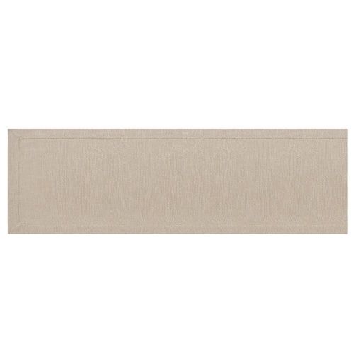 Caminho de mesa Copa&Cia Coloratta Ponto Ajour 45x170cm Taupê