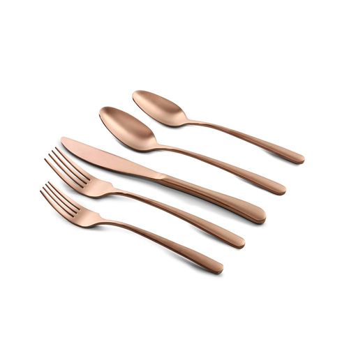 Faqueiro em inox Copa&Cia Madrid 30 peças cobre matte Faqueiro em inox Copa&Cia Madrid 30 peças cobre matte