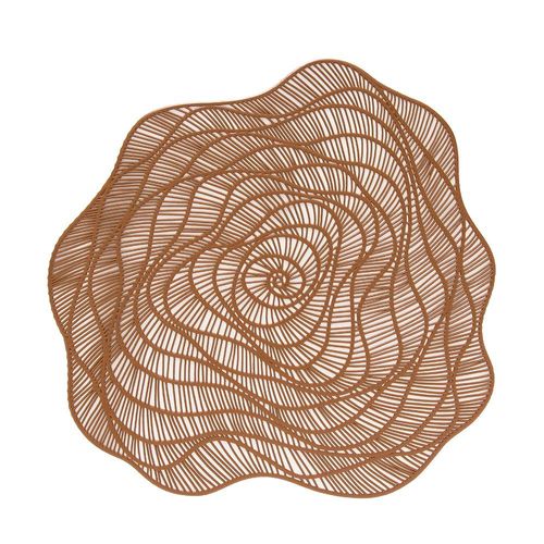 Lugar americano irregular em plástico Copa&Cia Concept Living 38cm camurça Lugar americano irregular em plástico Copa&Cia Concept Living 38cm camurça