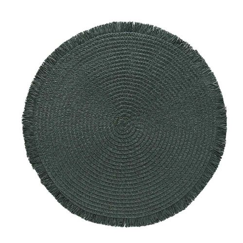 Lugar americano redondo em fibra de celulose Copa&Cia Lana 38cm floresta Lugar americano redondo em fibra de celulose Copa&Cia Lana 38cm floresta