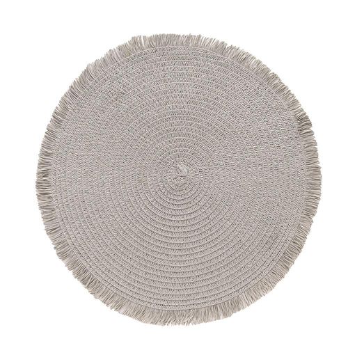 Lugar americano redondo em fibra de celulose Copa&Cia Lana 38cm salvia Lugar americano redondo em fibra de celulose Copa&Cia Lana 38cm salvia