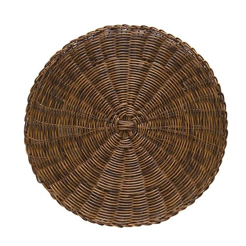 Lugar americano redondo em Plástico Copa&Cia Liam 38cm cerejeira Lugar americano redondo em Plástico Copa&Cia Liam 38cm cerejeira