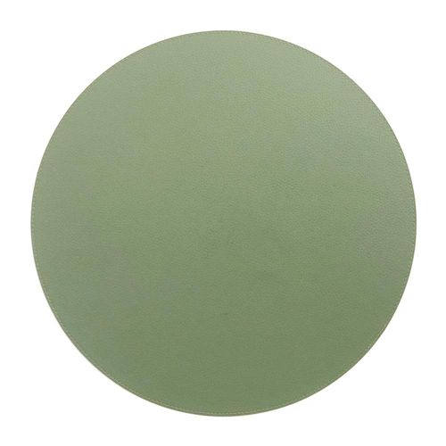 Lugar americano redondo em plástico Copa&Cia Ravena 38cm verde eucalipto Lugar americano redondo em plástico Copa&Cia Ravena 38cm verde eucalipto