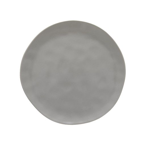 Prato de lanche em cerâmica Copa&Cia Organic 20cm cimento queimado Prato de lanche em cerâmica Copa&Cia Organic 20cm cimento queimado