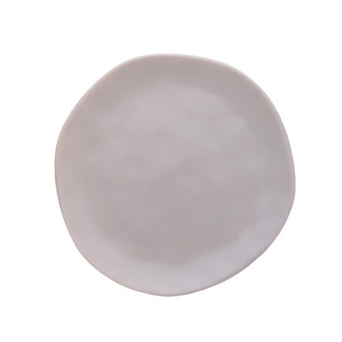 Prato de lanche em cerâmica Copa&Cia Organic 20cm gelo Prato de lanche em cerâmica Copa&Cia Organic 20cm gelo