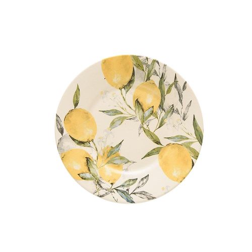 Prato sobremesa em cerâmica Copa&Cia Aquarelle Siciliano 20cm