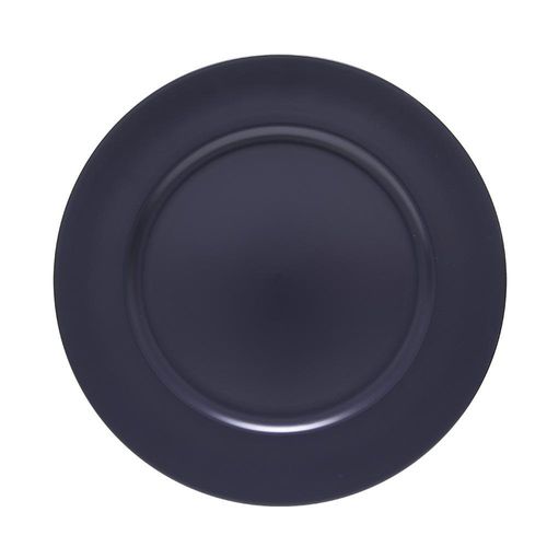 Sousplat em plástico Copa&Cia Basic 33cm azul marinho Sousplat em plástico Copa&Cia Basic 33cm azul marinho