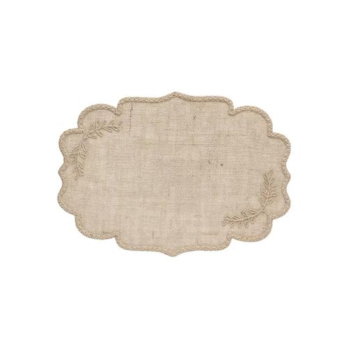 Lugar americano Copa&Cia Brazil Nature Ramos 50x35cm juta Lugar americano Copa&Cia Brazil Nature Ramos 50x35cm juta